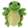 DolliBu Sea Turtle Hand Puppet - Super Soft Stuffed Animal Hand Puppets for Kids, Educational Hand Puppet Plush Toy for Kids and Adults, Ocean Life Animal Puppet for Teaching and Puppet Show - 10 Inch