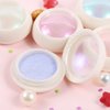 Aooba Nail Chrome Powder- Mirror Laser Nail powder，Neon Powder， Aurora Powder ，Titanium Metal Powder，Nail Art Decoration With Nail Sponge Brushes(Aurora Powder)