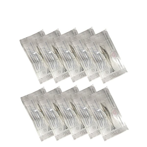 Pinkiou Eyebrow Tattoo Machine Micropigmentation Pen microblading Pen with Needles (Needles, 5F)