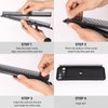 AliLeader Hair Extension Tool Tray with 2Pcs Hair Comb for Wig Stand Tripod Hair Extension Holder for Styling Hair Hanger for Washing,Coloring and Blow-Drying of Weft,Clip-In,Tape-In Extensions