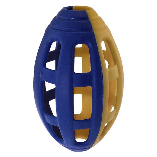PetSport Flea Flicker Football TPR Dog Toy, 7.75 Inch, Fetch and Retrieve Puzzle Toy (Single)
