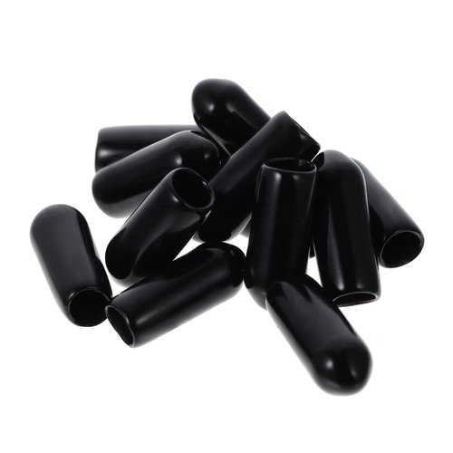 Mikinona 100 Pcs Headband Rubber End Caps for Hair Hoops Replacement Caps for Accessories for Crafting Ideal for Hair Bands and Clips