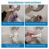 1 Pack Metal Tub Spout Cover Ring, Brushed Nickel Bathroom Faucet Remodeling Wall Plate with Foam Gasket, 1-1/2 Inch ID and 3-5/8 Inch OD