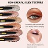 TEEROVA Eyeshadow Stick, 6 Pcs Muti-Color Eyeshadow Pen Set, Creamy Waterproof Long Lasting Eye Makeup Kit, Shimmer Glitter Metal Color Contour Stick
