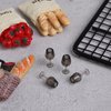 Toddmomy Doll Glasses Mini Wine Glasses 10Pcs Miniature Dollhouse Wine Glasses 1: 12 Kids Dollhouse Kitchen Toys Dollhouse Accessories Miniature Bottles