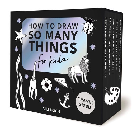 So Many Things: A Box Set of 5 How-to-Draw Books for Kids (Stocking Stuffers)