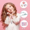 Faburo 21pcs Kids Jewelry for Girls -7 Necklaces, 7 Rings, 7 Bracelets, Little Girls Jewelry Kids Mermaid Necklace Rings for girls, Toddler Jewelry Necklace Birthday Christmas Gift Age 3 4 6 8