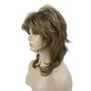 Aimole Shaggy Layered Wig Shoulder Length Women's Wig with Hair Bangs Premium Synthetic Hair Wig for Women (12TT26)