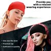 6 Pieces Unisex Spandex Dreadlock Bands Tubes Elastic Braids Cap Long Hair Dreads Head Wrap Soft Bonnet Tube Headbands Cover Night Care Dreadlocks Hair Wraps for Men Women Hair Accessories, 6 Colors
