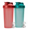 Mr. Pen- Shaker Bottles for Protein Mixes, 28 oz, 2 Pack, Blue & Red, Protein Shaker Bottle with Wire Whisk Ball, Shaker Cup, Mixer Bottle, Protein Shake Bottles, Protein Bottle, Protein Shake Bottle