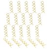 Coufce 20 PCS Gold Spiral Hair Pins Hair Spin Clips Twist Screw Hair Pins Women Bun Hair Style DIY Easy Fast Bun Maker Updo Hair Accessories (Non-scratched Rounded Tips)
