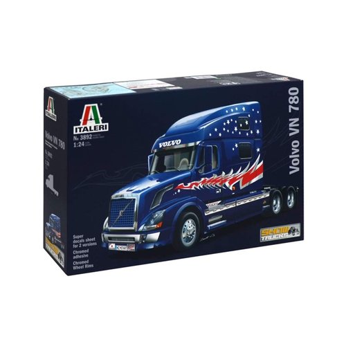 Italeri 3892S Volvo Vn 780 - Super Decals Sheet! -1: 24 Scale - Model Kit