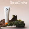 GK HAIR Global Keratin ThermalStyleHer Hair Cream (3.4 Fl Oz/100ml) - Thermal Styling Blow Dry Heat Protectant Cream - Anti Frizz Damage Protection Styling Cream for All Hair Types