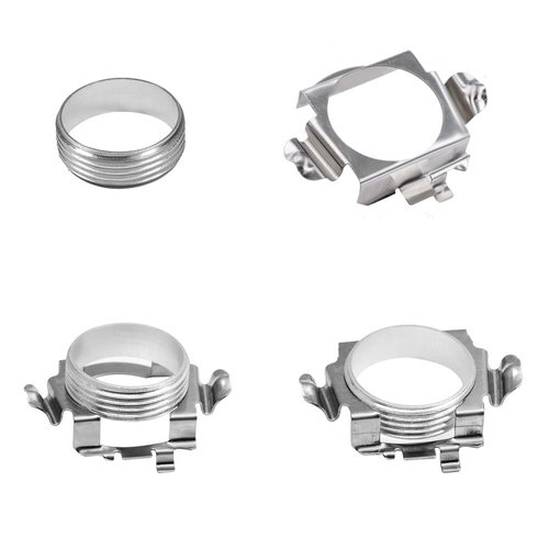 GZXY H7 LED Headlight Bulb Clips Holder Socket Adapter for Mercedes-Benz C300 C350 Sport CLS GL Ford Edge Installation 2pcs (Second generation)