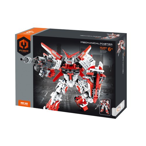 Dakott STEM Mechanical Engineering Building Toy,Mecha Robot Building Blocks Take Apart Toy, 1100 Pcs DIY Building Kit, Learning Engineering Construction Toys