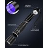 Morpilot Blacklight Flashlights uv Flashlight,12 LED 395nm Ultraviolet Blacklight 2 PCS Black Light Flashlight Mini, Torch Light Pet Urine Detector Light for Dog/Cat, Dry Stains,Resin Curing,Bed Bug