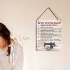 In My Sewing Room Wall Art for Home Bar Cafe Farm Store Garage Club - Wooden Hanging Sign Gift for Sewing Lovers, 10x8 Inch