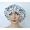 4PCS Salon Aluminum Foil Baking Oil Hair Cap Portable Nourishing Dry Disposable Shower Cap Waterproof Ultra-thin Bath Hat Hoods Bathroom Products (Silver)
