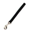 Blue-9 Dog Training Leash, 9 Inch Tab Lead for Obedience, Recall, and Agility Training, Made in The USA, Black