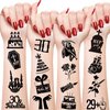 190 PCS Death to My 20s Decorations, Rip My Twenties Temporary Tattoos, Rip to My 20s Birthday Decorations for 30th Birthday Black Funeral Party for Women's and Man's Funny Thirtieth Birthday Party