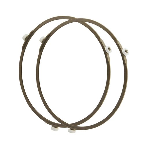 Leadrise 2 PCS Microwave Turntable Ring Microwave Glass Turntable Plate Roller Support Wheel Ring Outer Diamater 8.7" / 221mm