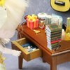 CONEHOY 220 Pcs 1: 12 Scale Miniatures Dollhouse Books Mini Dollhouse Books Model Miniature Dollhouse Accessories Decoration for DIY Projects Dollhouse Boys Girls Toy Supplies