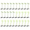 30Pcs Bean Sprout Hair Clips Set, Cute Green Plant Hair Barrettes for Women, Girls, and Kids, Funny Grass Hairpins for School, Parties, and Everyday Wear