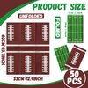 Football Napkins, 50pcs Football Party Napkins Tailgate Party Decorations Paper Napkins Disposable Football Napkins for Parties Game Day Football Themed Birthday Decorations