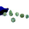 HDdais Polyhedral DND Dice Sets, 7-Die Green D&D Dice for Dungeons and Dragons Pathfinder RPG MTG Table Gaming Dice,Jade Dice (Green)