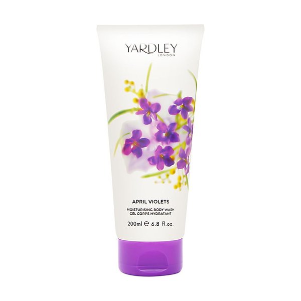 Yardley Of London April Violets Moisturizing Body Wash for Women, 6.8 Ounce