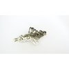 Generic Shiny silver tone metal lotus flower alligator hair claw clip fine hair