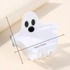 Halloween Hair Claw Clips for Thin Hair, Small Ghost Clips Non-Slip White Ghost Design Claw Clips Halloween Hair Accessories Fashion Hair Styling Party Hair Decorations Cute Hair Barrettes for Women
