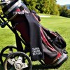 DYJYBMY Swing Swear Repeat Funny Golf Towel, Black, Microfiber, 15.7 x 23.6 in