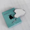 BYYDDIY Stainless Steel Gua Sha Facial Tools, Metal Gua Sha for Face,Tighten Skin Massage, Guasha Beauty Tool for Body Eyes (W-s)