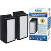 VEVA Premium 2 HEPA Filters and 6 Pack of Pre-Filters compatible with Air Purifier Models AC4100/AC4150BLCA and Replacement FLT4100 Filter E
