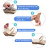 Dr. Foot's Arch Support Shoe Inserts for Flat Feet, Plantar Fasciitis, Adhesive Heel Cushion for Relieve Pain for Women & Men (Small, Beige)