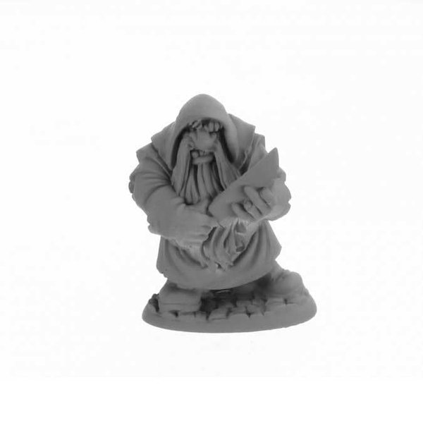 Nub Dwarf Sausage Maker Miniature Figure 25mm Heroic Scale Reaper Bones USA Reaper Miniatures