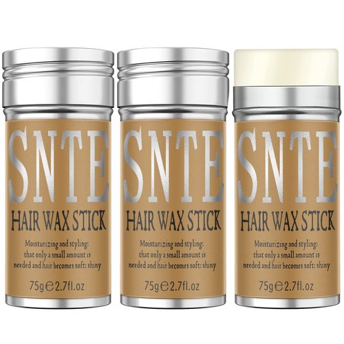 Hair Wax Stick for Smoothing Flyaways &amp; Taming Frizz, 3PCS - New Upgrade Slick Stick for Wigs, Wo...