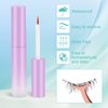 Obeyalash 5 Pairs False Eyelashes Natural Fake Eye Lashes Clear Band Natural Look Wispy Eyelashes with Eyelash Adhesive