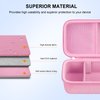 Elonbo 4K Digital Camera Carrying Case for Femivo/VETEK/IWEUKJLO/VJIANGER/WIKICO/Saneen/OIEXI 4K 48MP Vlogging Camera, Travel Compact Camera Storage Cover Bag Organizer Holder, Pink