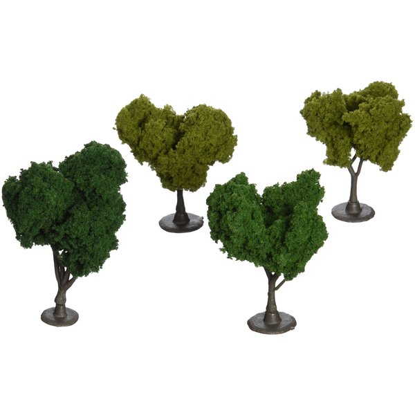 Woodland Scenics SP4150 Deciduous Tree, 2-Inch- 3-Inch, 4/Pack