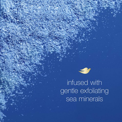 Dove Body Wash 100% Gentle Cleanser, Sulfate Free Gentle Exfoliating With Sea Minerals Bodywash for Softer, Smoother Skin After Just One Shower 22 oz