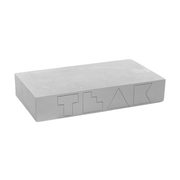 Teak Tuning Monument Series Concrete Fingerboard Obstacle, Big Slab Manual Pad - 5.5" Wide, 3" Long, 1" Tall - Ultra Premium, Super Durable Polymer Modified Concrete - Sterling Gray Colorway