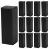 Framendino, 50 Pack Black Rectangle Lipstick Boxes Lip Gloss Boxes Lipstick Bottle Boxes Reusable Lip Balm Packaging Cases Essential Oil Wrapping Box for DIY Lip Gloss Gift Packaging