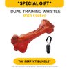 Dog Bones for Aggressive Chewers | Dog Chew Toys for Medium Dogs | Dog Clicker for Training | Kit Dog Training Clickers & Dog Whistle | Dog Bones Long Lasting | Dog Chew Bones | Dog Trainer clicker