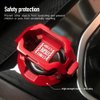 𝙊𝙧𝙞𝙜𝙞𝙣𝙖𝙡 | Tybasthe Push Start Button Cover, Car Engine Start Stop Button Cover Protector, Cool Car Accessories Interior Decor Sticker Motorcycle Key Ignition Switch Cover, Red
