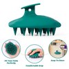 URTHEONE Scalp Massager Shampoo Brush for Hair Growth,Soft Silicone Scalp Scrubber Shower Brush for Women Men Kids Stress Relax&Scalp Exfoliator,Scalp Scrubber for Dandruff Removal (Forest)