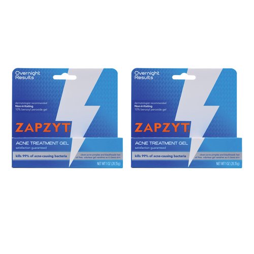 ZapZyt Acne Treatment Gel, 1 oz, Pack of 2