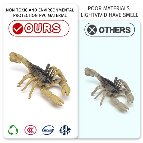 Fantarea Desert Wild Animal Model Figures Playsets 11 PCS Mini Cactus Armadillo Snake Lynx Wolf Scorpion Marmot Figurines Decoration Set Toys for Boys Girls Kids