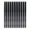 Beauty Spot (12pcs) Nabi Retractable Waterproof Eyeliner Pencil - Long Lasting Fade Resistant Formula - Quick Makeup Remover (Black)